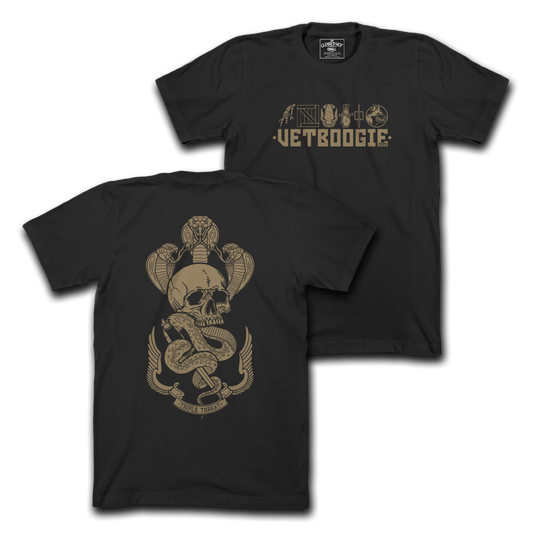 VETBOOGIE TRIPLE THREAT - TEE BLK *PREORDER*