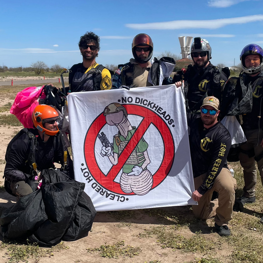 NO DICKHEADS - FLAG