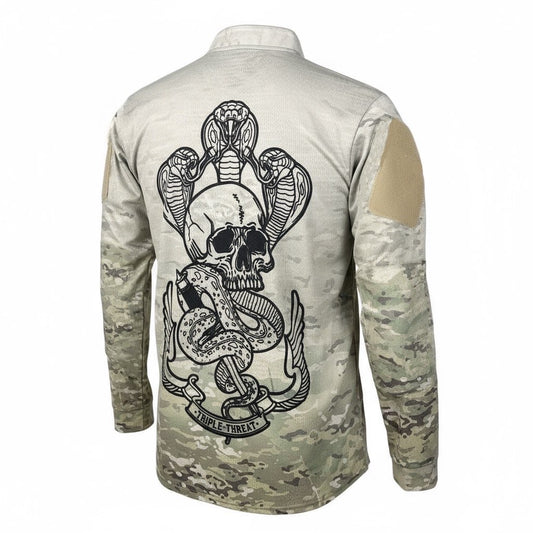 VETBOOGIE TRIPLE THREAT - TACTICAL RUGBY JERSEY *PREORDER*