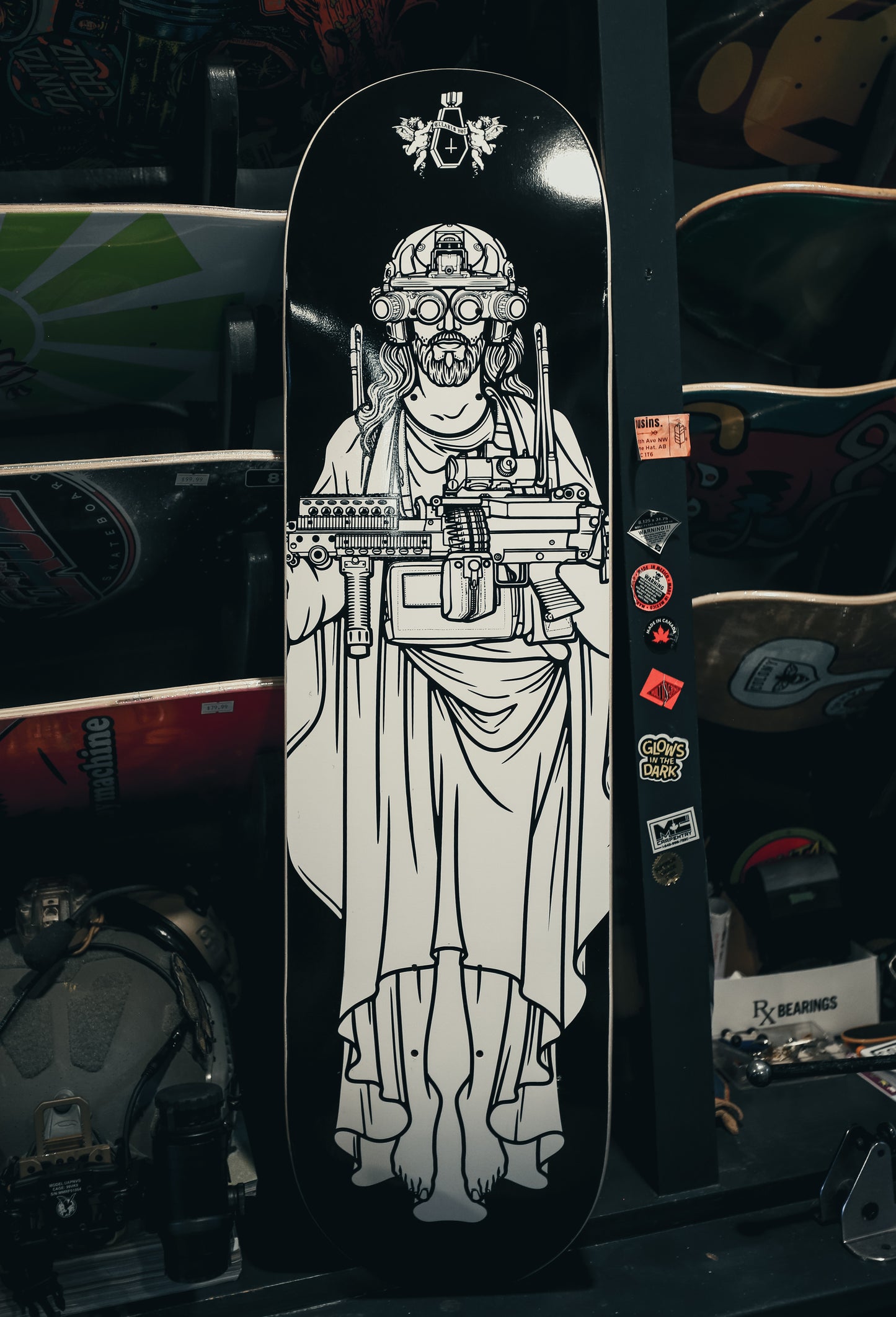 JESUS, TAKE THE SAW - SKATEBOARD