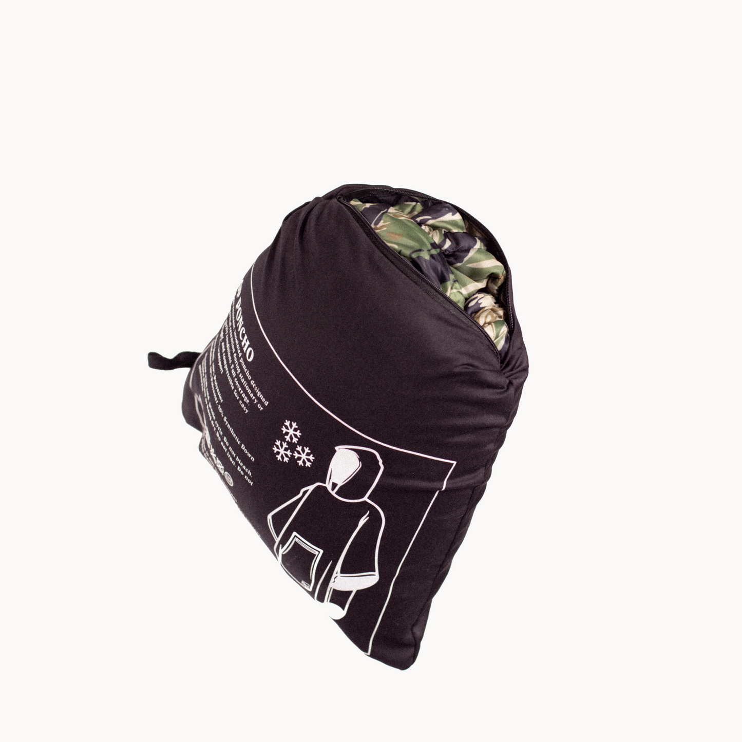 OP PONCHO -TIGER STRIPE