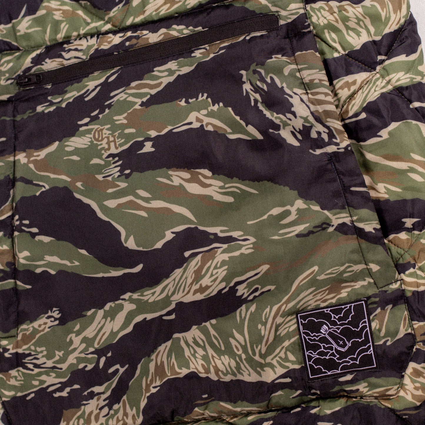 OP PONCHO -TIGER STRIPE