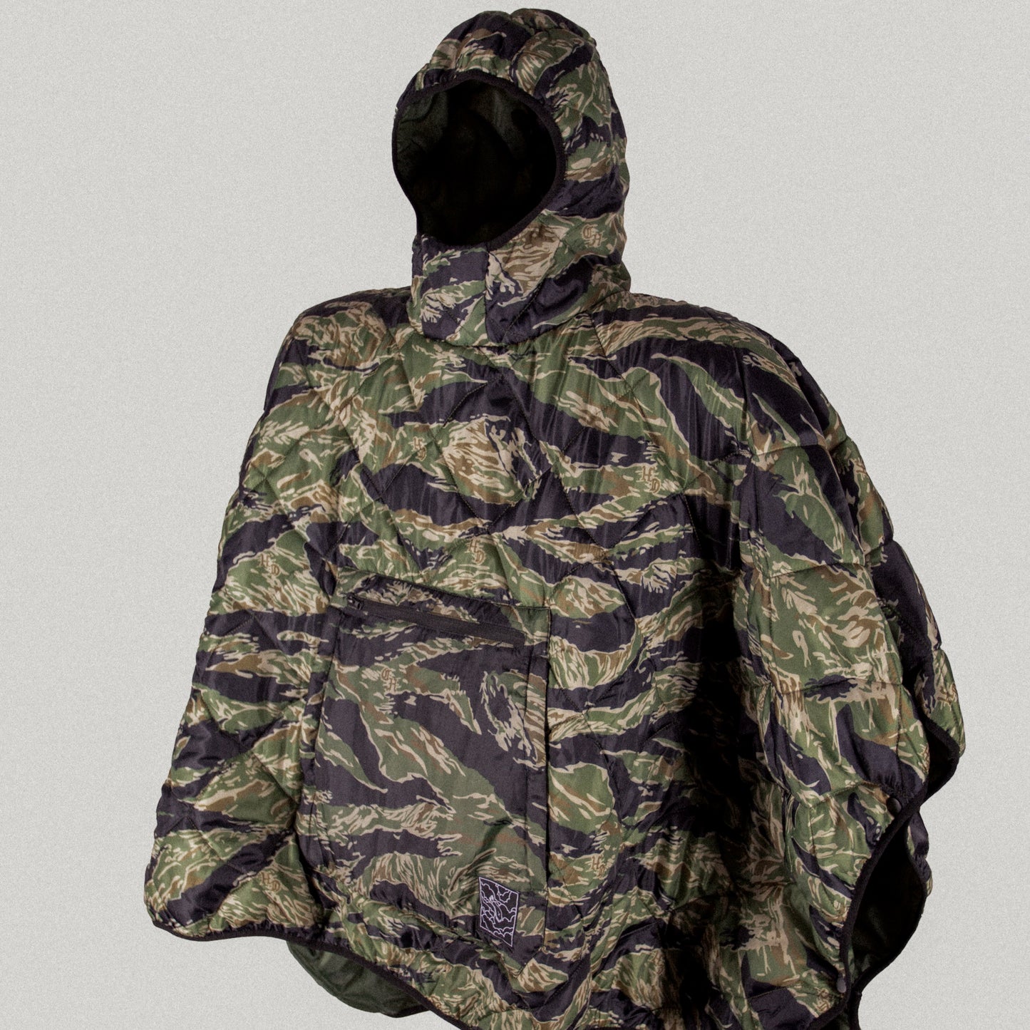 OP PONCHO -TIGER STRIPE