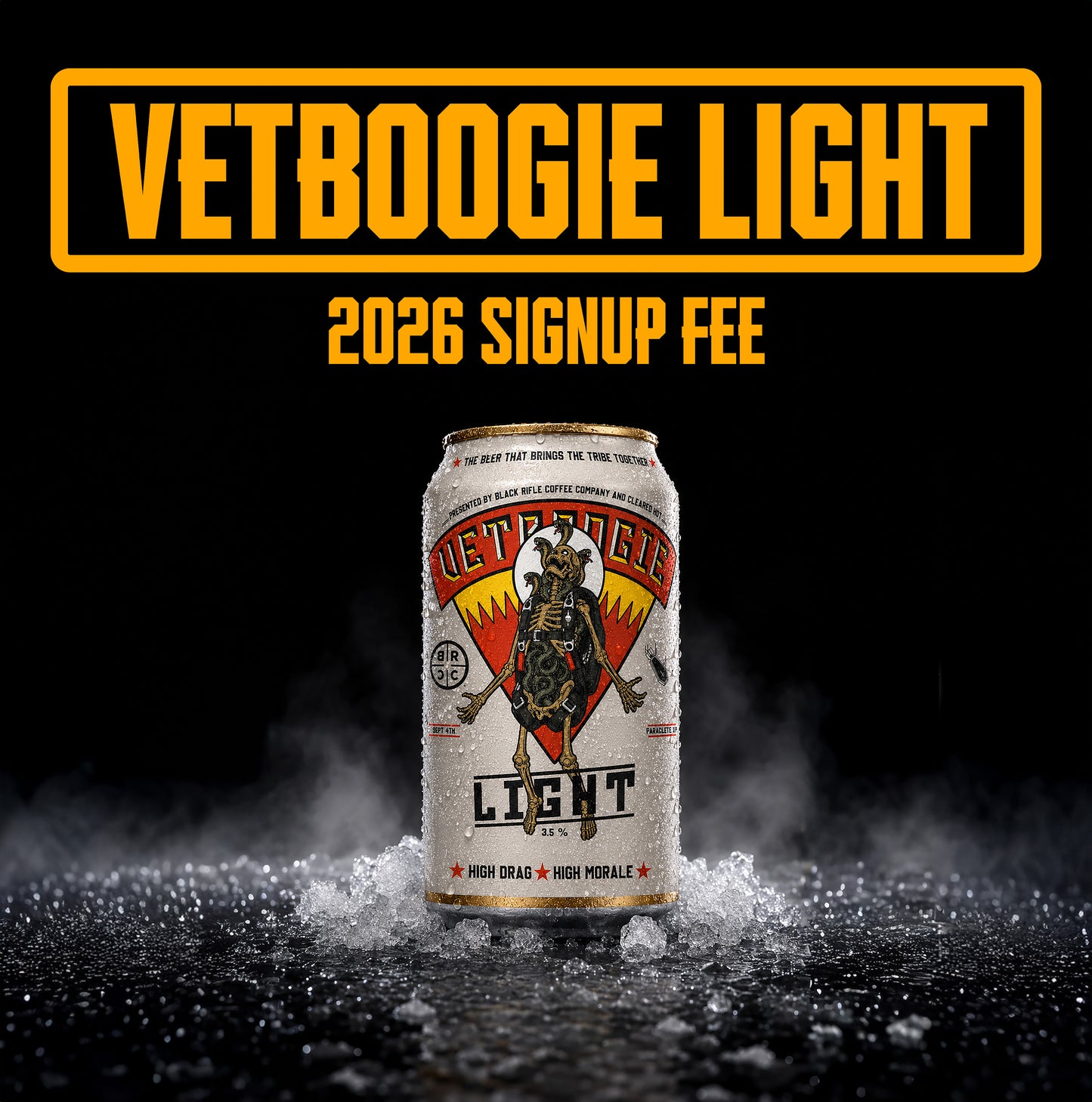 VETBOOGIE LIGHT 2026 - PARACLETE XP - SIGNUP FEE (licensed skydivers)