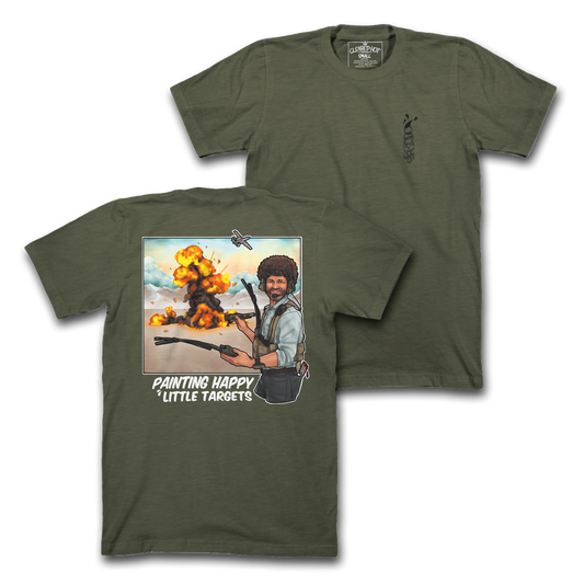 BOB ROSS - MILL GREEN TEE