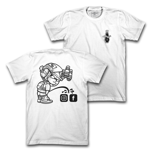 SHADOW BAN - WHITE TEE