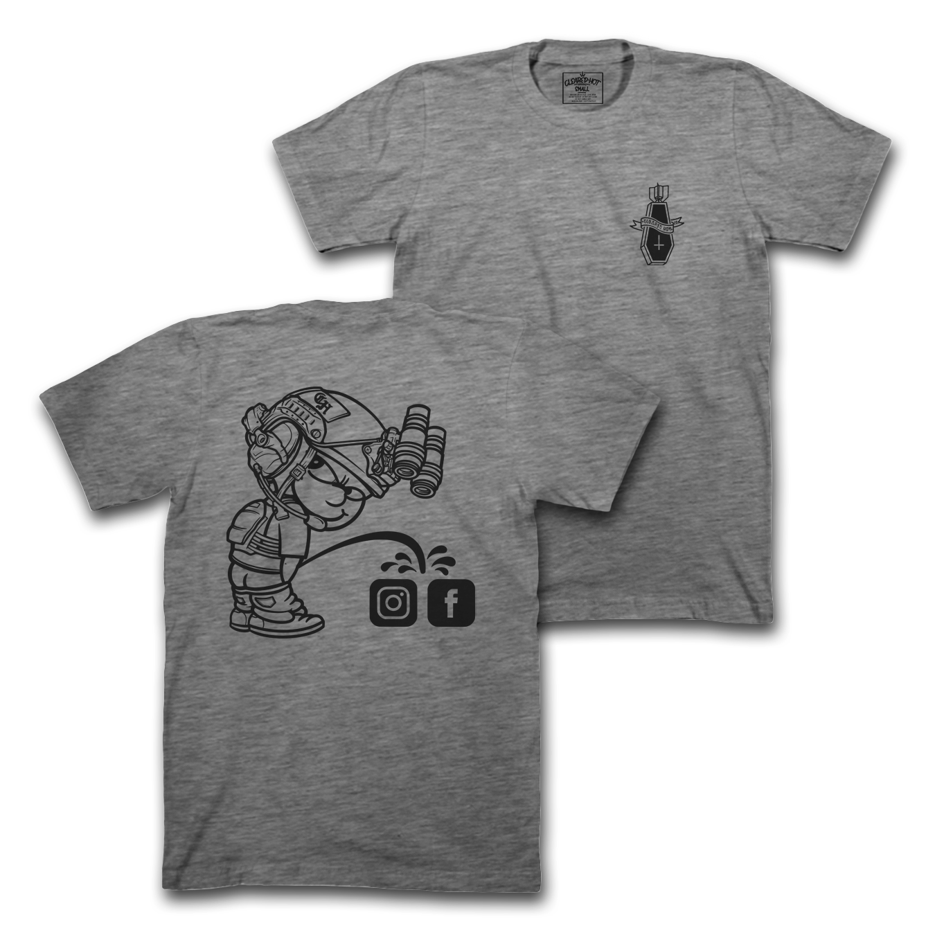 SHADOW BAN - GREY TEE