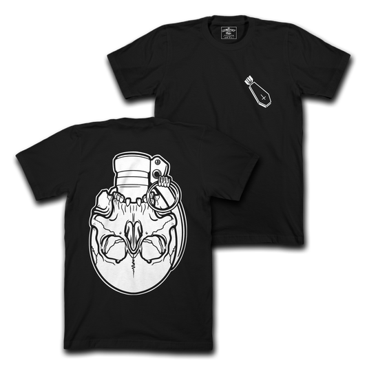 SKELLY FRAG - BLACK TEE