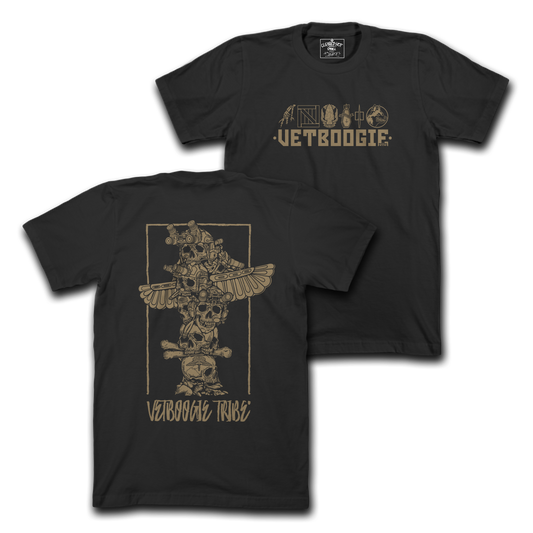 VETBOOGIE TRIBE - TEE BLK *PREORDER*
